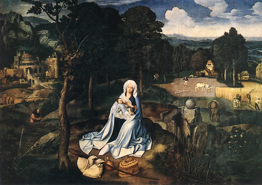 Rest during the Flight to Egypt af